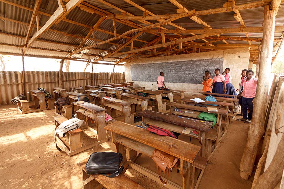 Image d'une classe Togolaise