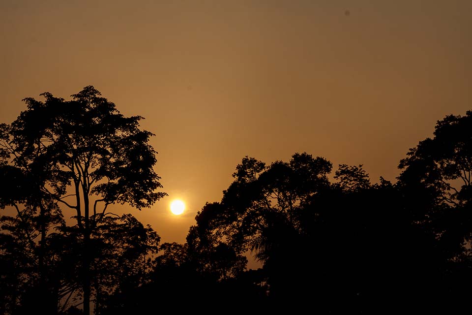 couché de soleil du Togo