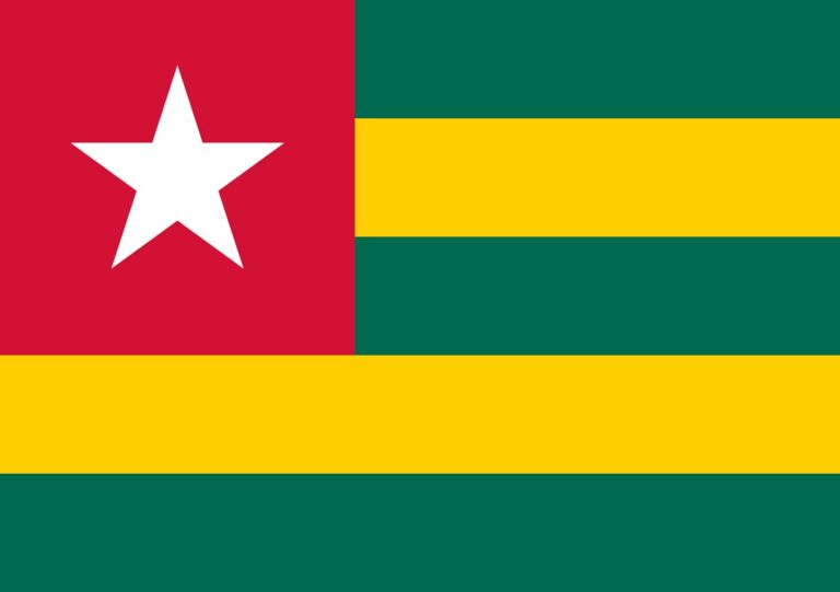 Le drapeau Togolais